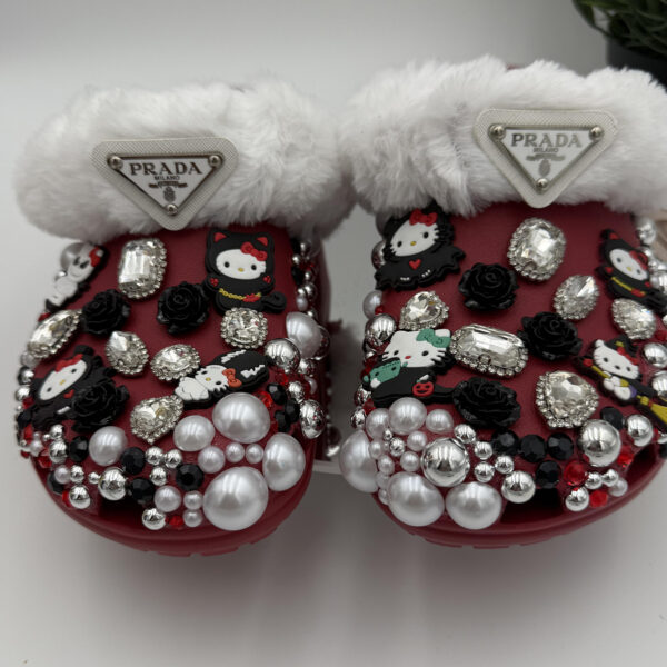 Glam Kitty Crystal Clogs