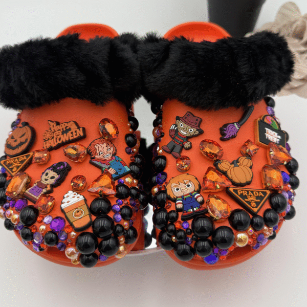 Spooky Season Halloween Bling Clogs