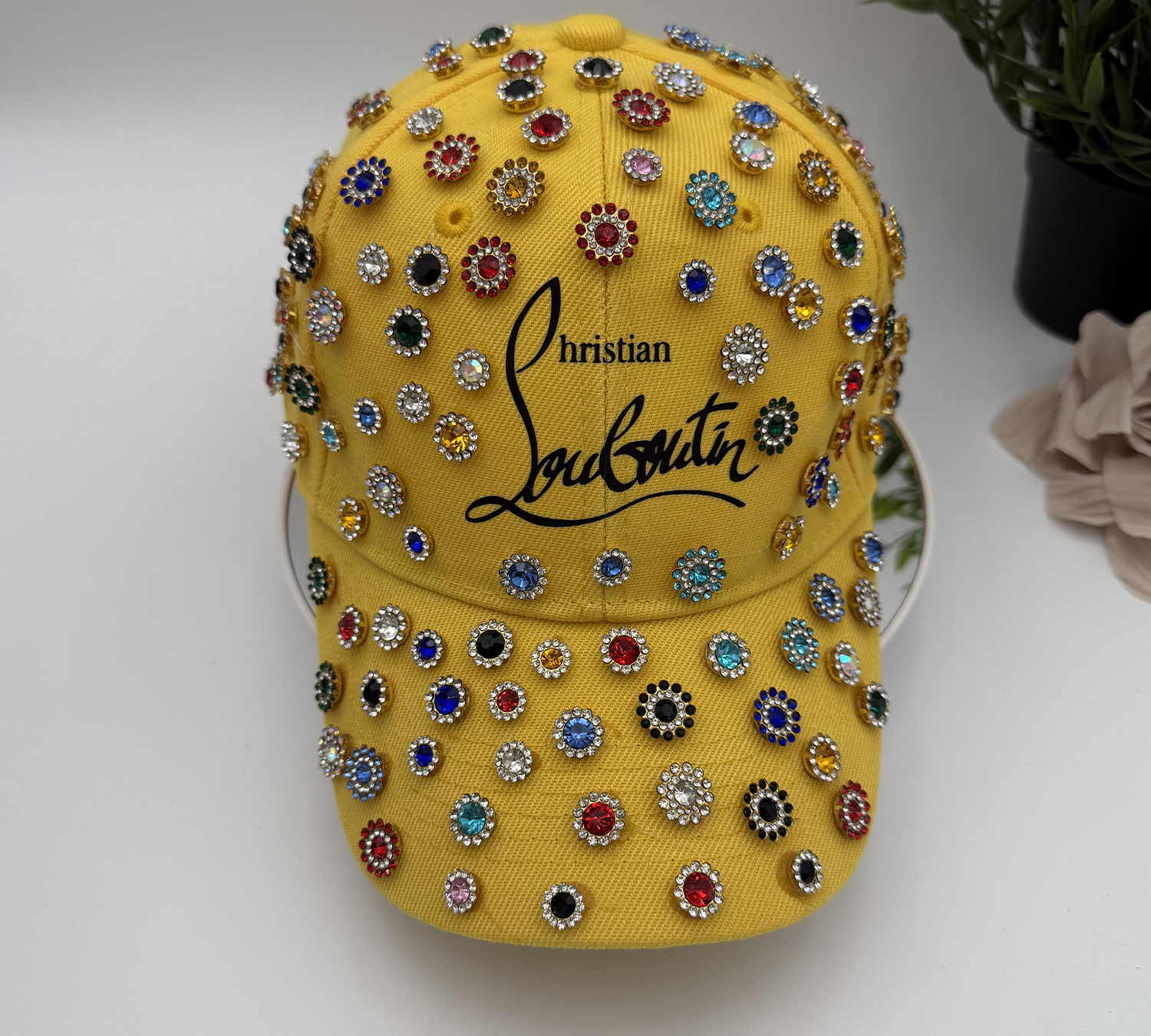 Chromatic-Crystal-Louboutin-Cap - CHRFUNYE-003