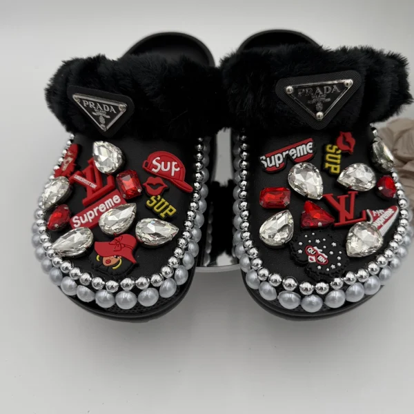 Supreme Lux Fur Clogs